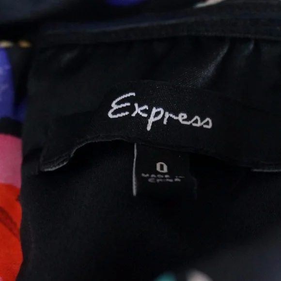 Express Floral Strapless Dress - Picture 2 of 5